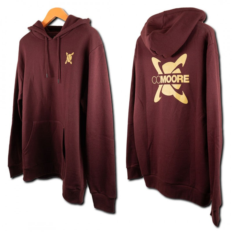 CCMOORE - burgundy hoodie