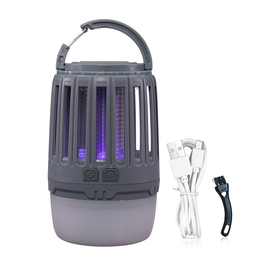 RIPPTON - Grey Spider - 2 in 1 Rechargeable Mosquito Killer Lamp x Bivvy Light