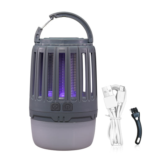 RIPPTON - Grey Spider - 2 in 1 Rechargeable Mosquito Killer Lamp x Bivvy Light