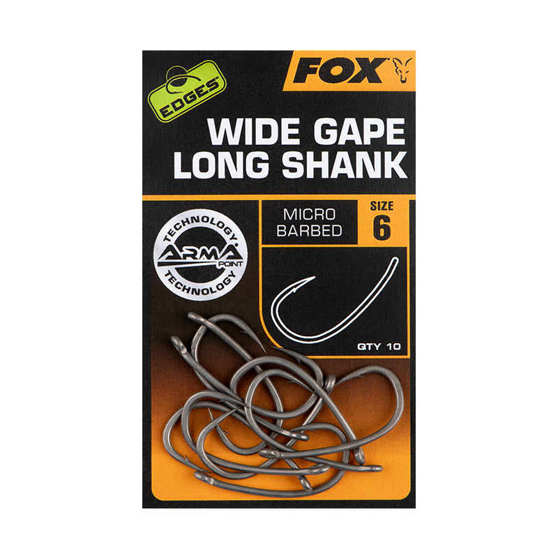 Fox - EDGES™ Wide Gape Long Shank