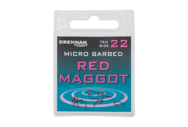 Drennan - red maggot - micro barbed