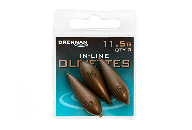 Drennan - in-line olivettes 4.5g - 12.0g