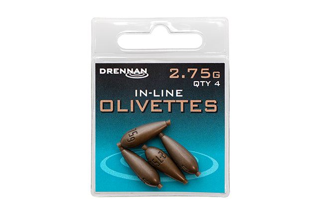 Drennan - in-line Olivettes 1.5g - 4.0g