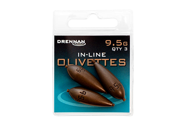 Drennan - in-line olivettes 4.5g - 12.0g