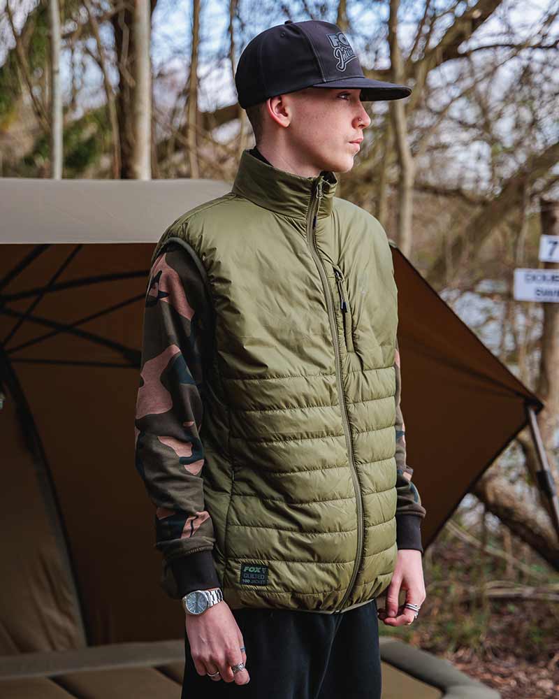 Fox - Olive Quilted 100 Gilet