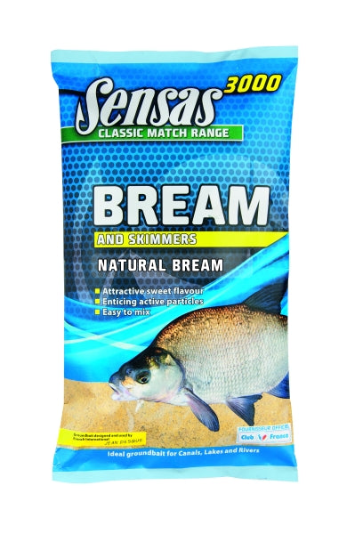 Sensas - 3000 NATURAL BREAM 1KG