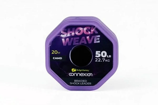 RidgeMonkey - Connexion Shock Weave Braided Shock Leader 50lb