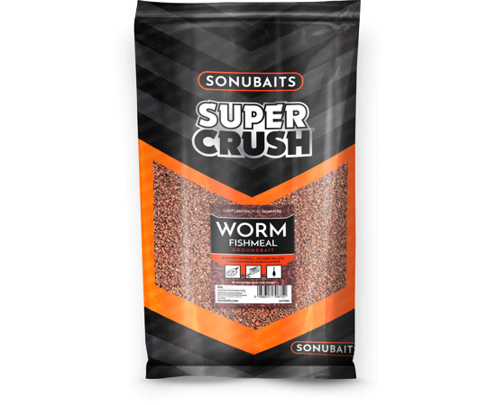 Sonubaits - Super Crush Worm Fishmeal Groundbait 2kg