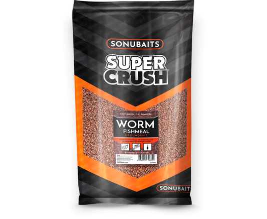 Sonubaits - Super Crush Worm Fishmeal Groundbait 2kg