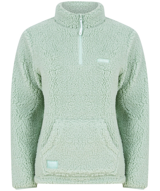 NAVITAS - Women's Sherpa Pullover Light Green